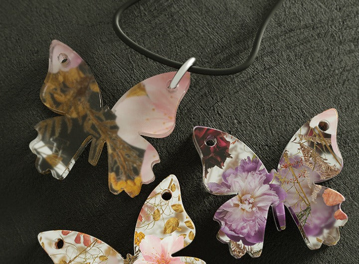 Large 24 cavities. Butterfly Key Holder / Pendent , decoration and multipurpose use RESin Moulds