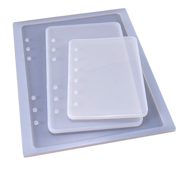 SNOOGG Note Book Cover Moulds for A5,A6, and A4 Multipurpose Transparent Rectangle Resin Casting for Epoxy UV ResinWax Concrete and Making Note Book Art Craft Projects.