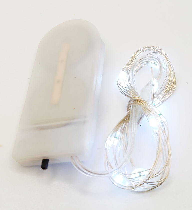 1 pc pack LED Wire for resin art Inserts to give LED light effect. It comes with on/off option.