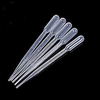 Transparent Plastic Graduated Transfer Pipettes,Droppers,Ink Filler 3 ml - Workshop Consumables