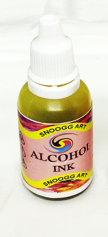 Ultra Bright Alcohol Ink Pack of 15 to 20 ML . Resin and Solvent Soluble. 12 popular color shades.