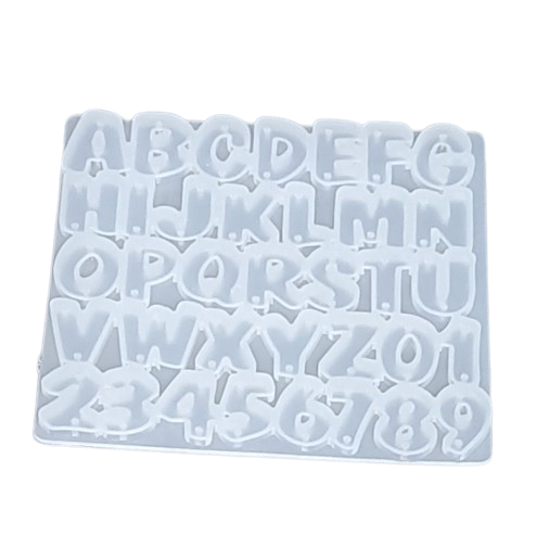 Multipurpose Mini Alphabet and Numeric Resin Melds. Contains A to Z and 0-9 Letters