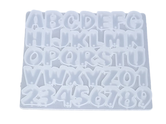 Multipurpose Mini Alphabet and Numeric RESin Melds. Contains A to Z and 0-9 Letters