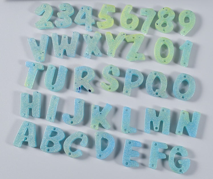 Multipurpose Mini Alphabet and Numeric RESin Melds. Contains A to Z and 0-9 Letters