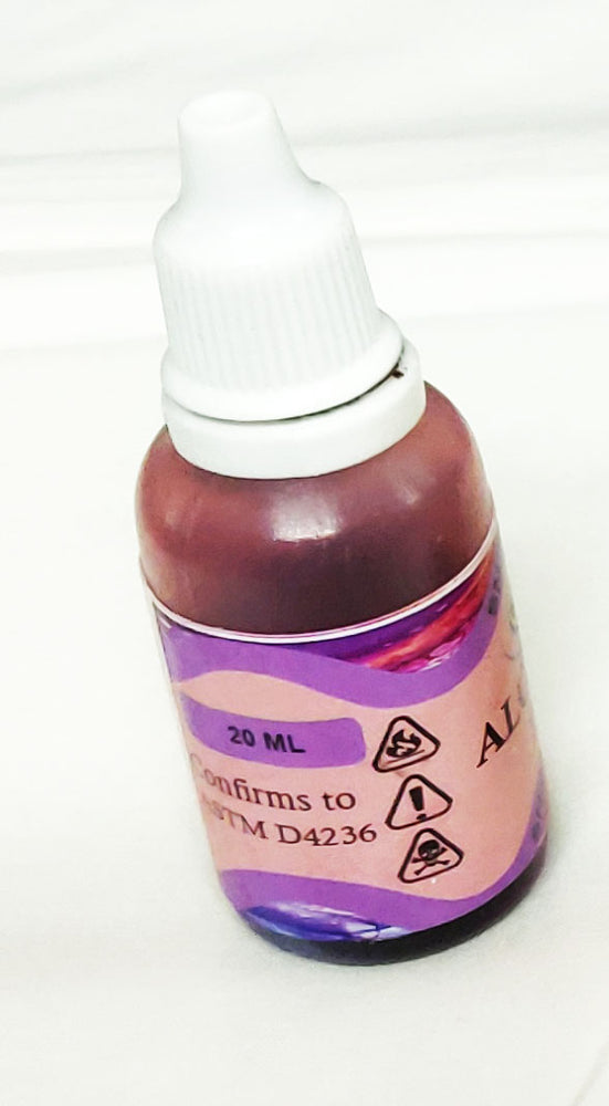 Ultra Bright Alcohol Ink Pack of 15 to 20 ML . Resin and Solvent Soluble. 12 popular color shades.