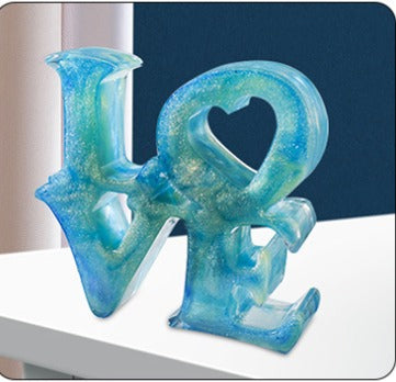 1 pc Pack Love Alphabet English letters . 20 mm depth. Silicone RESin moulds .