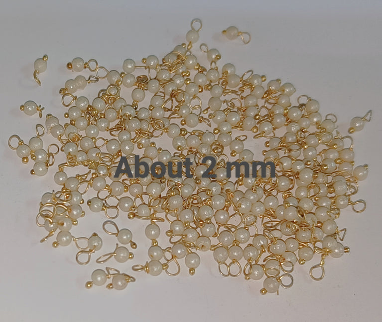 25 Gram Embellishment / Jewelry Making Decoration Size Approx 2 mm . Ditto as shown in photo.