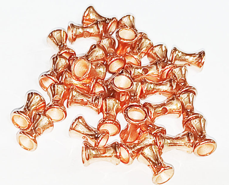 15 Gram Gold Copper plated Light Weight Embellishment   / Jewelry Making Decoration Size Approx 7 mm  . Ditto as shown in photo.