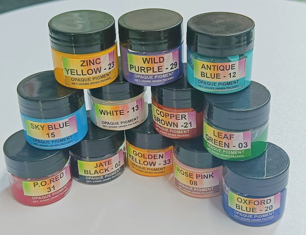 Snoogg Opaque Resin Art Pigment Paste - 20g in 12 Colours