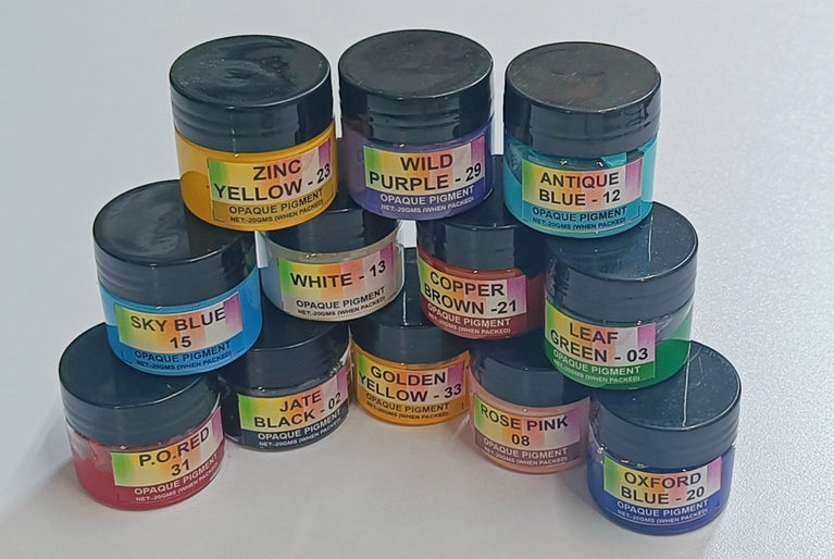 Snoogg Opaque Resin Art Pigment Paste - 20g in 12 Colours