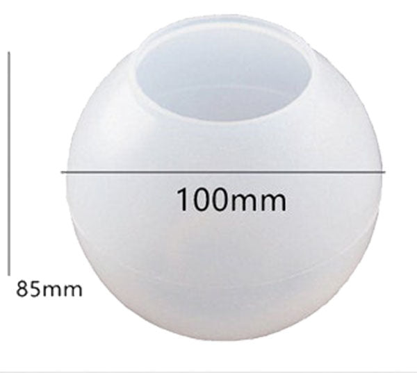 SNOOGG Tea  Light Holder Round shape silicone mould for Resin Casting.