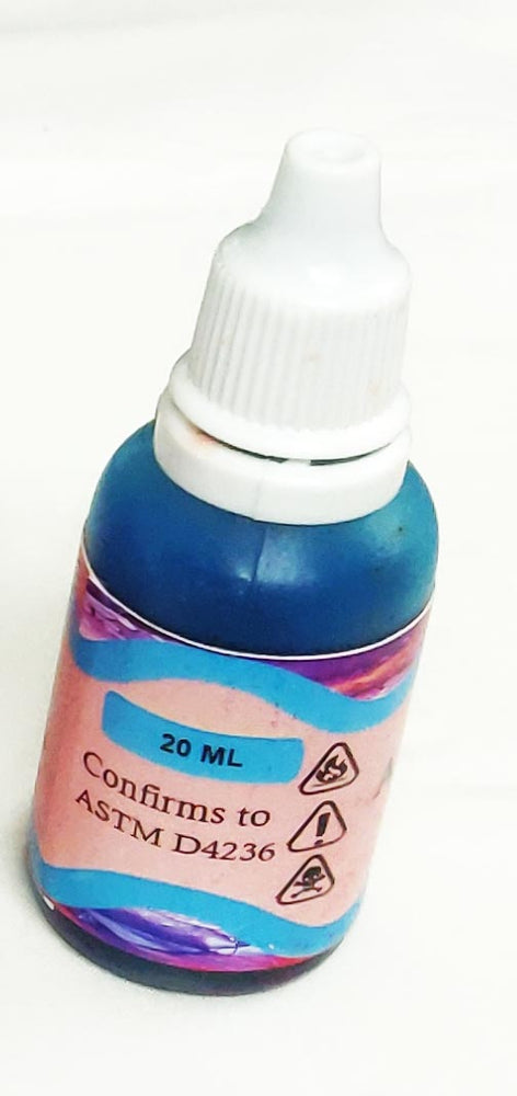 Ultra Bright Alcohol Ink Pack of 15 to 20 ML . Resin and Solvent Soluble. 12 popular color shades.